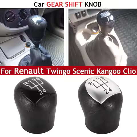 For Renault Twingo Scenic Megane Laguna Kangoo Clio II 2 MK2 172 18 Logan ABS Car Gear Shift Knob Le