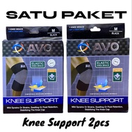 Knee Brace Knee support Avo Knee Brace Knee Protector Sports Futsal Volleyball Basketball Badminton Original Bundling Package