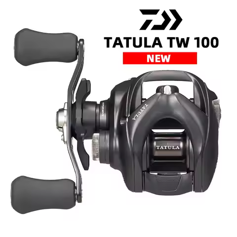 NEW DAIWA TATULA TW100 Fishing Reel Baitcast Reel 7+1BB Drag 5KG TW 100