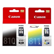 1 SET Canon PG 810 Black dan CL 811 Color Cartridge Tinta Printer Original Bizbox Acc..