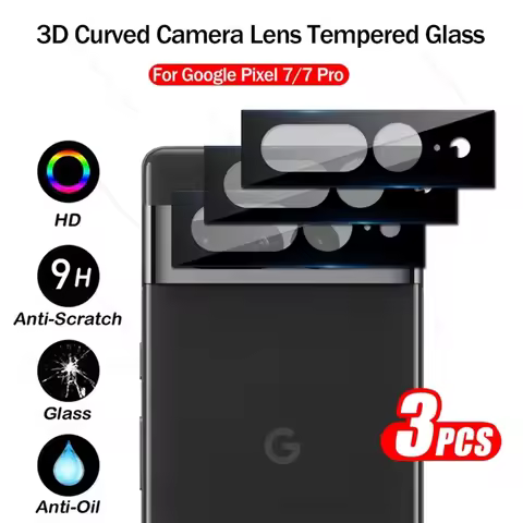 3PCS Back Camera Protector For Google Pixel 7 8 9 10 Pro XL 6a 7a 8a 9a 5G 3D Lens Protective Glass
