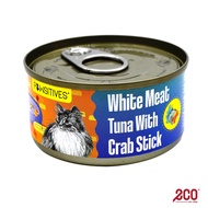 Pawsitives Cat Wet Food White Meat Tuna with Crab Sticks (80g)