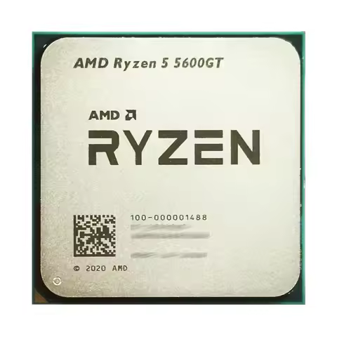New AMD Ryzen 5 5600GT R5 5600GT 3.6GHz Six-Core Twelve-Thread 65W CPU L3=16M 100-000001488 Socket A