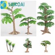 GLENES Coconut Tree, Pine Trees Mini Simulation Cypress, DIY Cypress Plastic Vivid Landscape Tree Mo