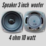 speaker 3 inch woofer 4 ohm 10 watt bass speaker mini bass 