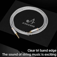 ATAUDIO HiFi 4.4mm to 2.5mm Balanced Male Audio Cable For Sennheise HD558 HD569 HD579 HD599 HD598se 