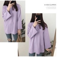 blouse plus size blouse muslimah women blouse [D02] Korean Design Long-sleeve baju perempuan T-shirt Lengan Panjang,Wome