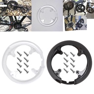 [kanye2dc] 42~44T Bicycle Chainring Guard with Screws, Chainring Cover, Bicycle Chainring Cover for 
