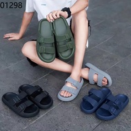 crocs for men original ♝Anmyna shop Crocs Fashion two strap EVA thick sole sandals for men (UNADJUST