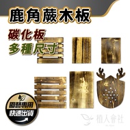 [Zhiren Club] Ready Stock-Staghorn Fern Wood Board Carbonized Board Staghorn Fern Wood Board Modelin