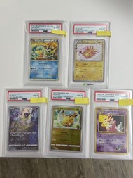 舊版日文各款Pokemon psa 10 鑑定卡
