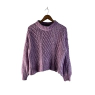 AXES FEMME Purple Knitwear