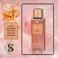 AMBER ROMANCE | Xịt Thơm Nước Hoa Toàn Thân Victorias Secret Fragrance Body Mist (250ml)