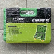 Hand Socket Socket Wrench Set 22 Pcs Tekiro Complete Socket Wrench TEKIRO