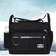 【Ready Stock】 ❣ C23 Men Messenger Bag Waterproof Sling Bag Crossbody Large Capacity Messenger Bag