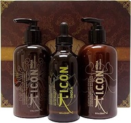 ICON INDIA Hair Care Trio Set(India-Oil, Shampoo, Conditioner)