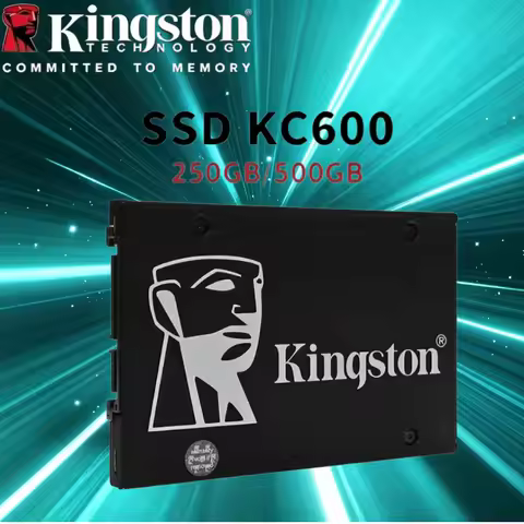 Original Kingston KC600 2.5 Inch SATA3 Internal SSD 256GB 512GB 1TB 2TB Solid Drive For Desktop Lapt