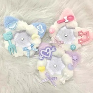 Ready Stock Cat Ears Cute Plush Bar Top Gumei 58mm Bar Top Handmade Pain Bag Material Protective Cas
