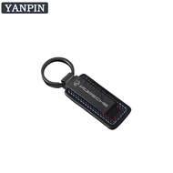 For Porsche Car Metal Leather Keychain Panamera Macan Cayenne Taycan 917 718 911