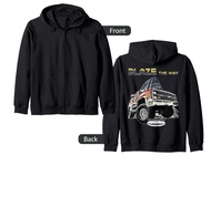 Lifted,Jimmy,Squarebody Truck,Suburban,Blazer,Silverado,K5 Zip Hoodie