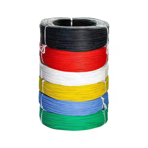 2M/5M UL3239 Silicone Wire Tinned Copper 8 10 12 14 16 18 20 22 24 26 28 30 32 AWG 3KV DIY LED Elect