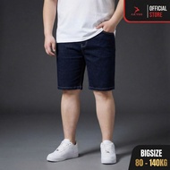 AKYOO Men's Big Size Jean Shorts 80-140kg 5 Models - Soft 4-Way Stretch Jeans Big Size for BigSize -