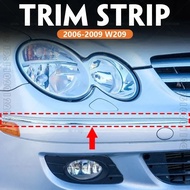 for 2006-2009 W209 Mercedes Benz CLK350 CLK500 CLK550 CLK55 CLK63 AMG Front Bumper Chrome Trim Strip
