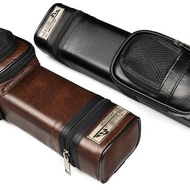 Large Tip Pool Cue Case Tip Tube Cue Tube/Billiard Cue Case Nine Ball Pool Cue Bag Cue Pouch U8MA