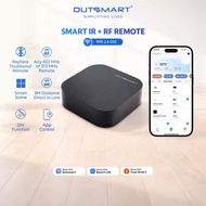 Outsmart WiFi Infrared Radio Frequency Universal Remote – Smart 433MHz Controller for Home Devices