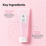 Beauty of Joseon Red Bean Water Gel Moisturiser 100ml Hydrate Soothe Lightweight Oil Free Skin Care
