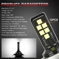 [Chengxingsis] H4 H7 Car LED Headlight Kit Bulbs High Low Beam LED Car Lighg Lights LED Bulb [SG]