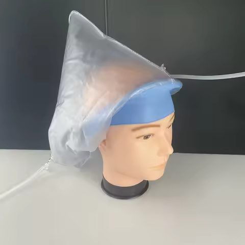 Durable Ozone Hat Soft PVC Ozone Head Bag Ozone Steamer Cap For Scalp And Hair O3 Treatment