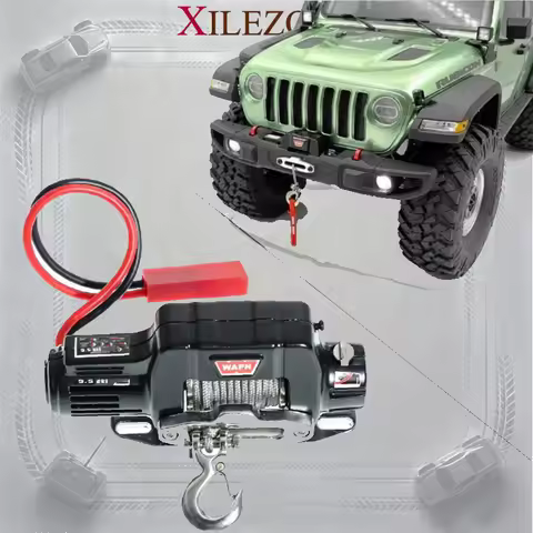 1/12 1/14 RC Metal Automatic Winch, Upgrade Parts For MJX Hyper Go H12Y H12Y+ H12P WPL C14 C24 C34 M