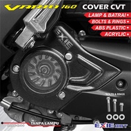 COVER CVT AKRILIK HONDA VARIO 125 &amp; 150 - CVT VARIO 160 LAMPU - AKSESORIS MOTOR VARIO 160