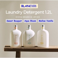 BLANC101 Laundry Detergent 1.2L – Sweet Bouquet / Aqua Bloom / Mellow Vanilla | Gentle Liquid Deterg