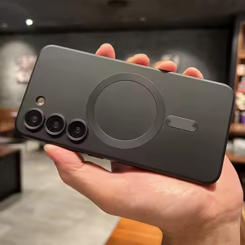 Luxury For Magsafe Magnetic Case For Samsung Galaxy S25 S24 S23 S22 Ultra Plus S21 S20 FE Note 20 A3