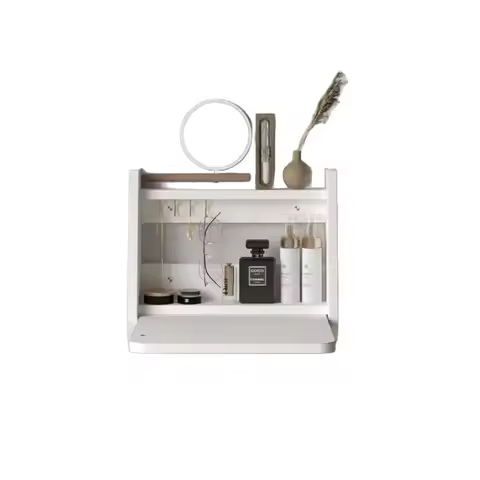 Dresser small size folding table, wall-mounted dressing table storage multi-function, table