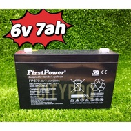 HOT🔥First Power 6V 7.0H 7ah Rechargeable Sealed Lead Acid Battery Autogate UPS