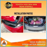 ✾ ◹ ▤ Rear Stepsill for Toyota Vios 2014 - 2018 July Rear Bumper Cover / Rear Bumper Guard High Qua