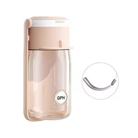 New 2IN1 Foldable Pet Bowl PP 360ml/560ml Pet Water Bottle Portable Pet Drinking Dispenser Outdoor W