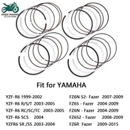 99 65.5Mm 1 Motorcycle Engine Piston Rings For YAMAHA Fz6r Fazer 2009-2015 Fz6 Fzs6tc 2005 Fz-6 Fz