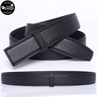 [Best Quality] premium Pu leather belt strap 2.5cm to 4cm wide - Black, L 2.3cm P 115cm