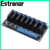 ESTRENAR 8 Channel Solid State Relay Module, 2A 8 Channel 8 Channel Relay Module, Multi Channel High