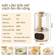 Máy làm sữa hạt đa năng Seka E300 dung tích 1.8 lít bảng điều khiển tiếng việt