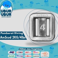 WEIGHT (LEAD ONLY) AMSCUD NO. 4 / 2KG (WEIGHT GAIN)