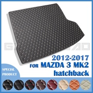 Car Trunk Mat For Mazda 3 Hatchback MK2 2012 2013 2014 2015 2016 2017 Custom Car Accessories Auto In