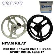 HYLOS ENKEI ORIGINAL SPORT RIM SET 3 BATANG EX5 HIGH POWER 14/16-17
