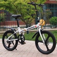 【Ready Stock】ARNO-Bike 20 inch folding variable speed disc brake bicycle portable trunk outdoor mountain bike /basikal lipat/basikal