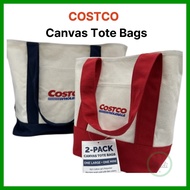 [LIMITED EDITION] COSTCO Canvas Tote Ego Bags Set 2-Pack (Mini+Large) / Trader Joe's Eco Bag Tote Ba
