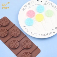 pengtao07 6 Even Doughnut Silicone Mold Lollipop Chocolate Cheese Sti Making Tools DIY Children's Ca